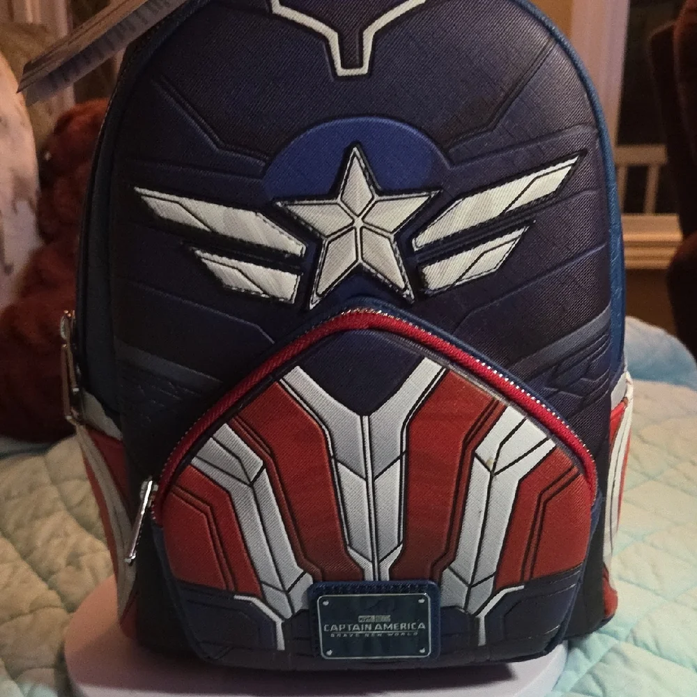 Captain America Brave New World Backpack - Picture 1 of 6